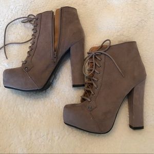 Suede Booties